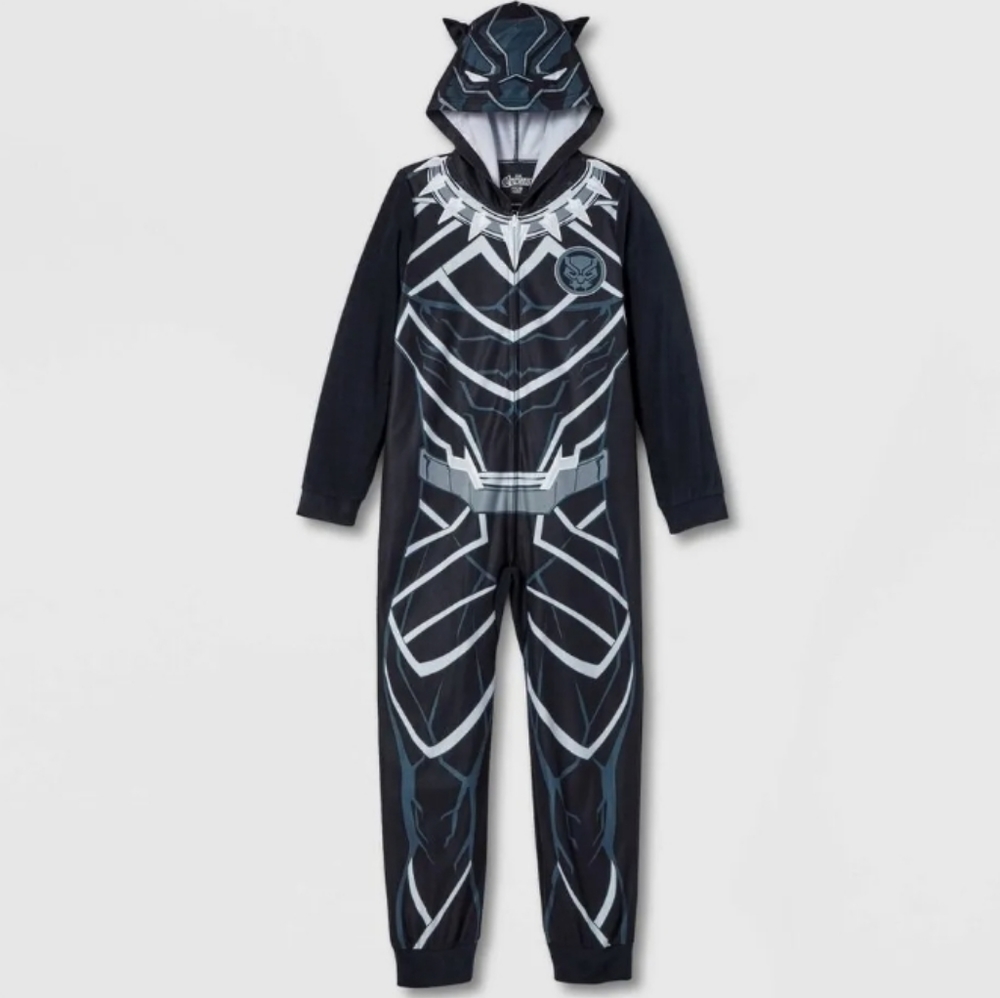 NWT Marvel Avengers Black Panther Onesie Pajamas